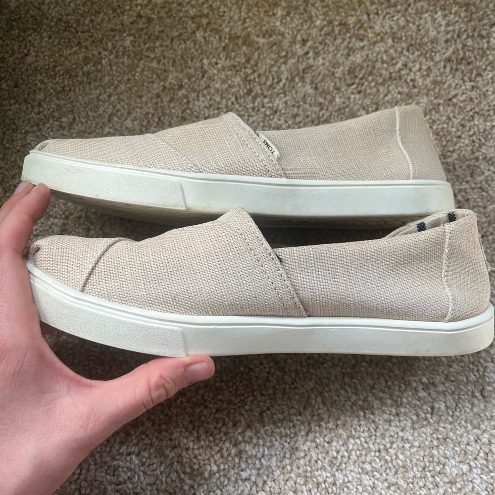 Tom’s Alpergata slip on shoes.